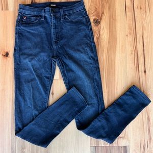 Hudson Barbara high waist super skinny. Dark blue. Size 26.